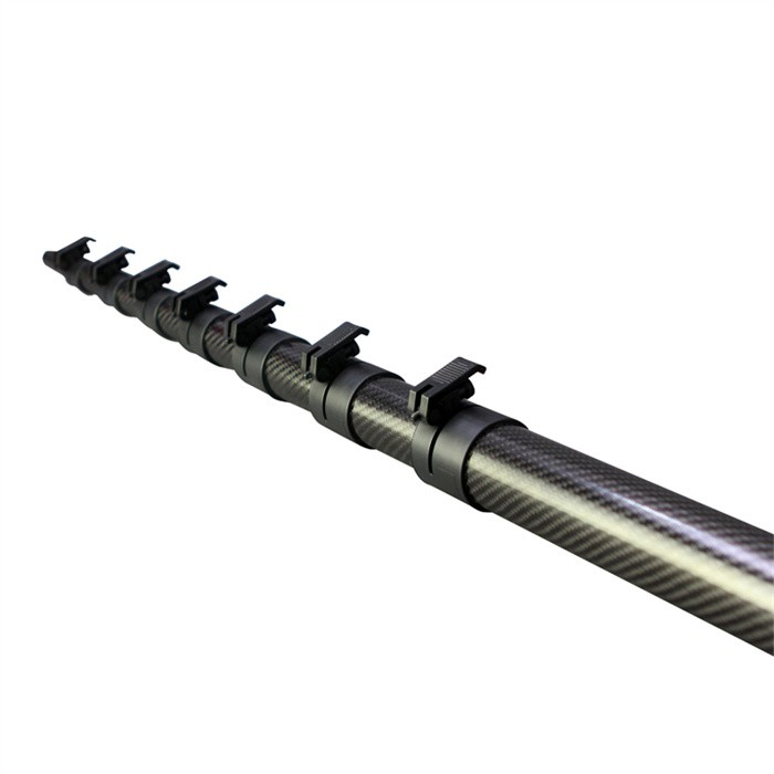 عمود تلسكوبي من ألياف الكربون بطول 10 أمتار