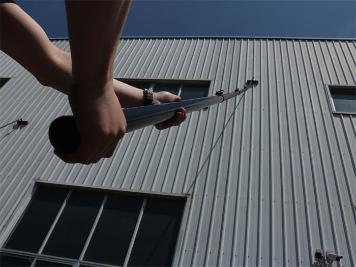 عطر Poteau Télescopique Alimenté En Eau De 3 m à 20 m Pour Le Nettoyage Des Vitres